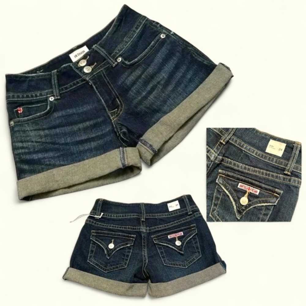 ⭐️Hudson Roll-Up Denim Shorts – Booty-Lifting Magic